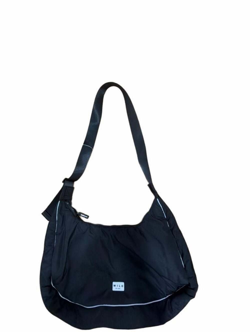 Wilo The Label Black Sling Crescent Shoulder Bag